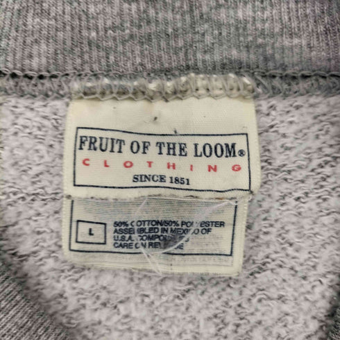 フルーツオブザルーム FRUIT OF THE LOOM 霜降り ラグランスウェット メンズ JPN:L