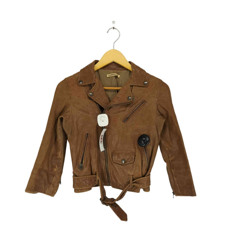 ビューティフルピープル beautiful people lamb leather ダブルライダースジャケット レディース