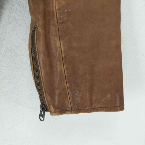 ビューティフルピープル beautiful people lamb leather ダブルライダースジャケット レディース