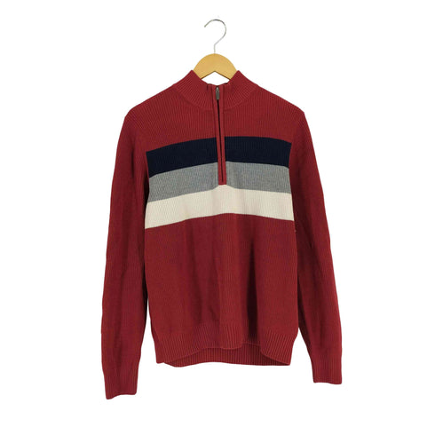 アイゾッド IZOD ハーフジップ コットンニット メンズ import:M