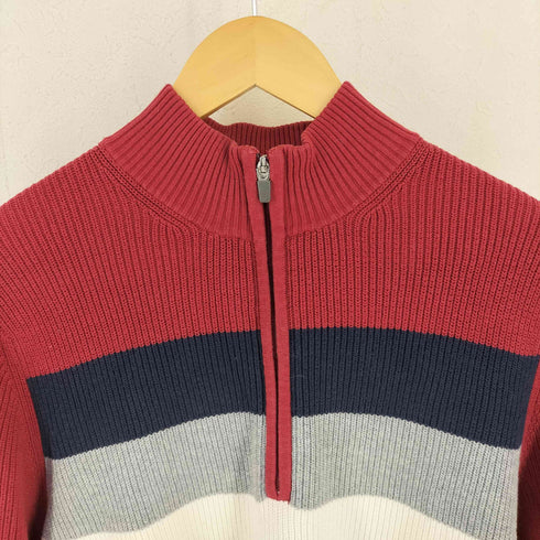 アイゾッド IZOD ハーフジップ コットンニット メンズ import:M