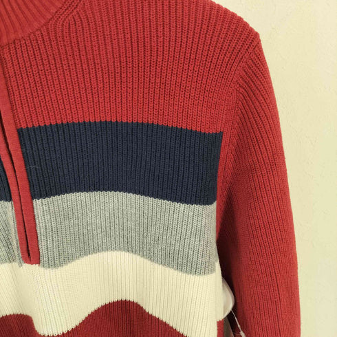 アイゾッド IZOD ハーフジップ コットンニット メンズ import:M