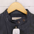 ナチュラルビューティーベーシック NATURAL BEAUTY BASIC lamb leather ラムレザーシングルライダースジャケット レディース L