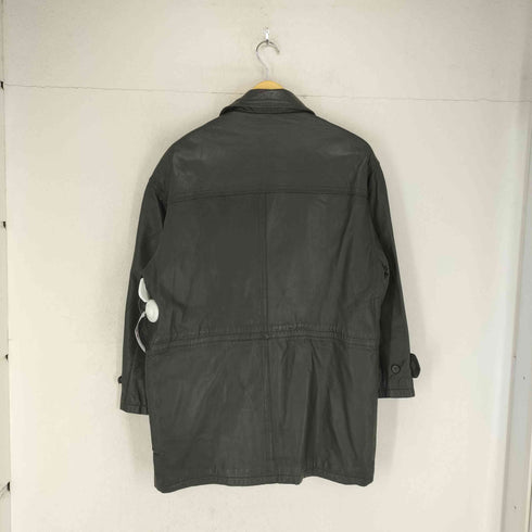 Jack mighty lamb leather ラムレザーカーコート メンズ M