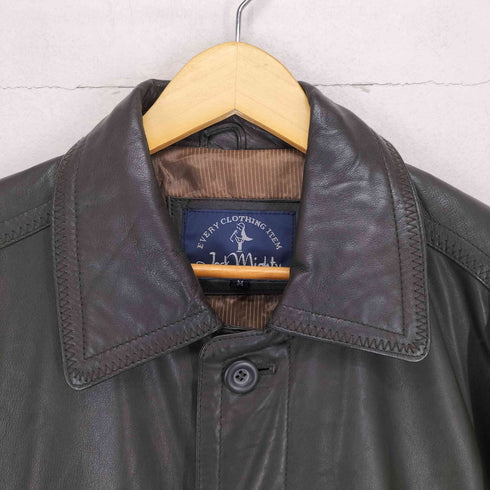 Jack mighty lamb leather ラムレザーカーコート メンズ M