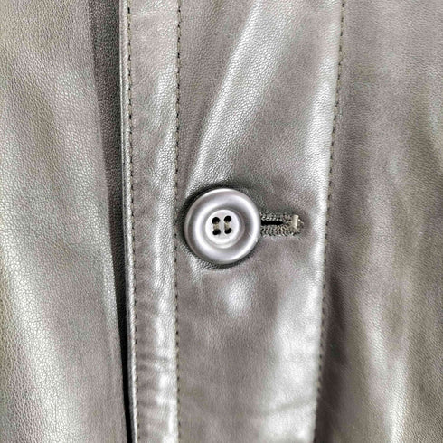 Jack mighty lamb leather ラムレザーカーコート メンズ M