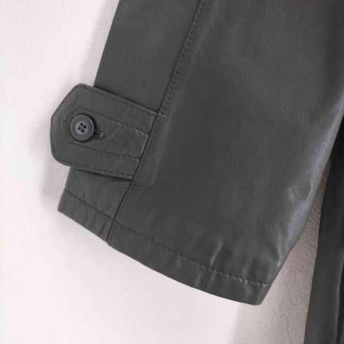Jack mighty lamb leather ラムレザーカーコート メンズ M