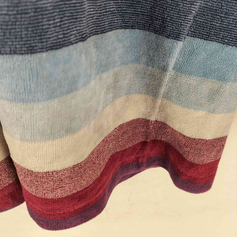 ベロア ボーダー ポロシャツ メンズ import:M