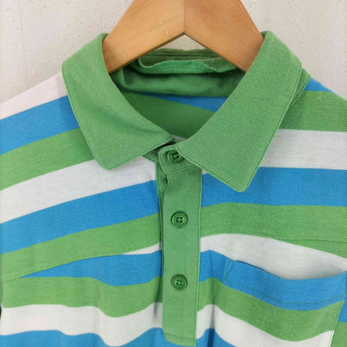 オークリー OAKLEY ボーダー ポロシャツ メンズ import:M