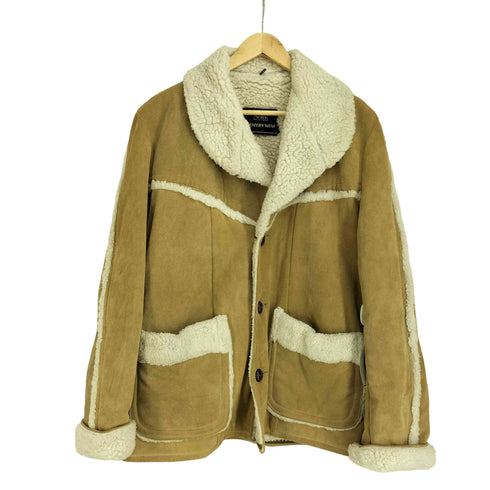 シアーズ Sears 70S くるみボタン 裏ボア ムートンコート メンズ import:M