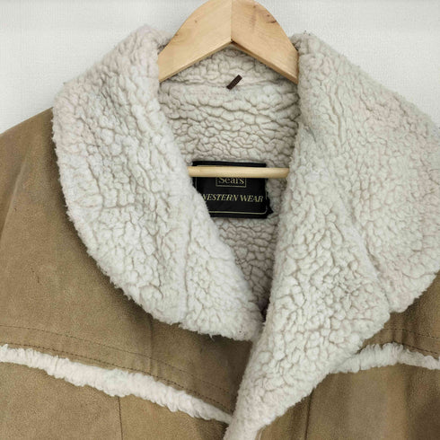 シアーズ Sears 70S くるみボタン 裏ボア ムートンコート メンズ import:M