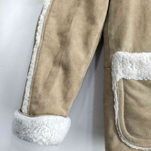 シアーズ Sears 70S くるみボタン 裏ボア ムートンコート メンズ import:M