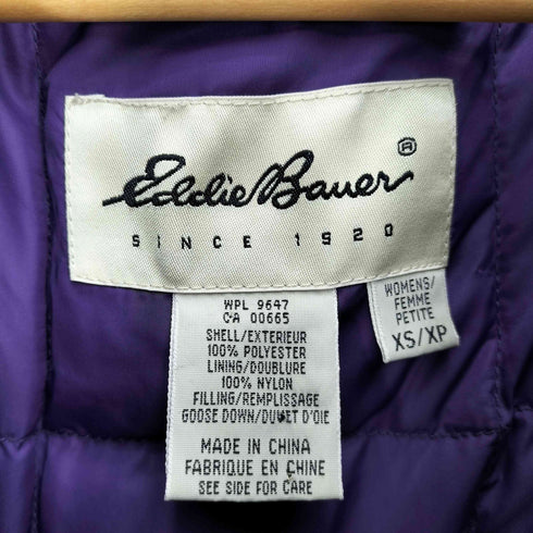 エディーバウアー Eddie Bauer 90S 白タグ GORE-TEX ダウンジャケット レディース import:XS
