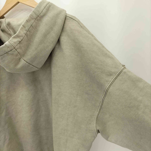 ザラ ZARA ダメージ加工 オーバーサイズ ダブルジップ パーカー メンズ import:XL