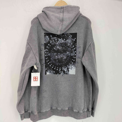 ニーアクロージング NIER CLOTHING エンボス加工プルオーバーパーカー メンズ