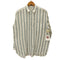 マーカウェア markaware PULLOVER SHIRTS ORGANIC SUPIMA/BROWN COTTON STRIPE メンズ JPN:1