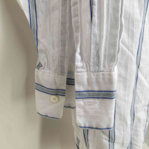 マーカウェア markaware PULLOVER SHIRTS ORGANIC SUPIMA/BROWN COTTON STRIPE メンズ JPN:1