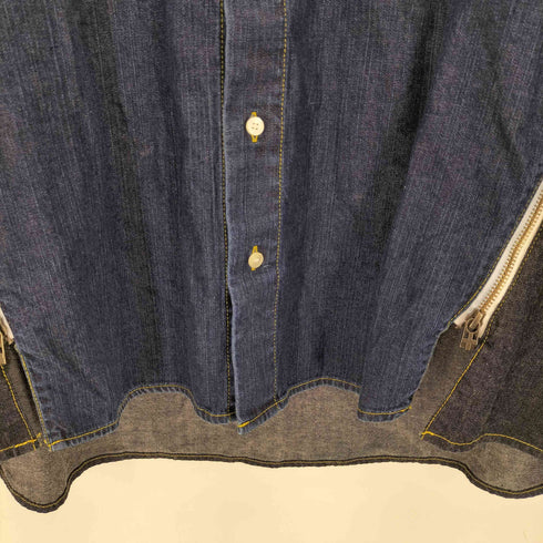 ファセッタズム FACETASM 25AW DENIM ZIPPER SHIRT メンズ JPN:3