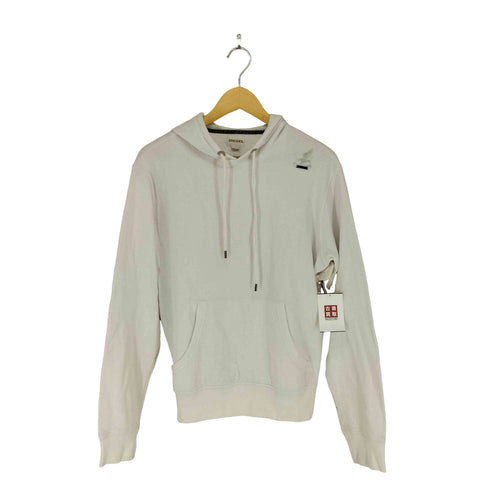 ディーゼル DIESEL ワンポイントラベル プルオーバーパーカー メンズ L