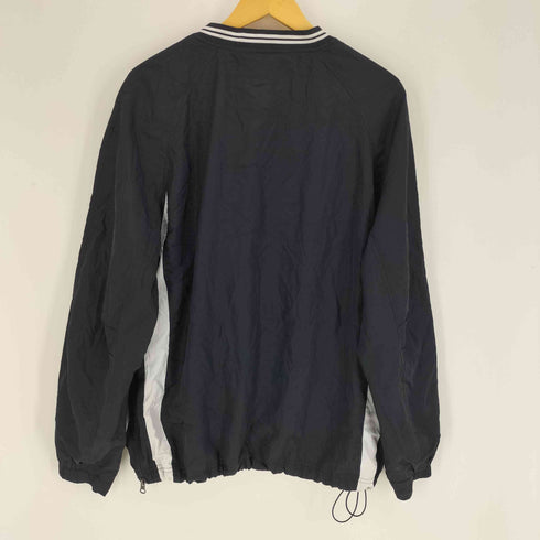 企業ロゴ刺繍 ドローコード シェルプルオバー プルオーバー Vジャン メンズ import:L