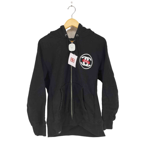 html ロゴプリント ジップパーカー メンズ L