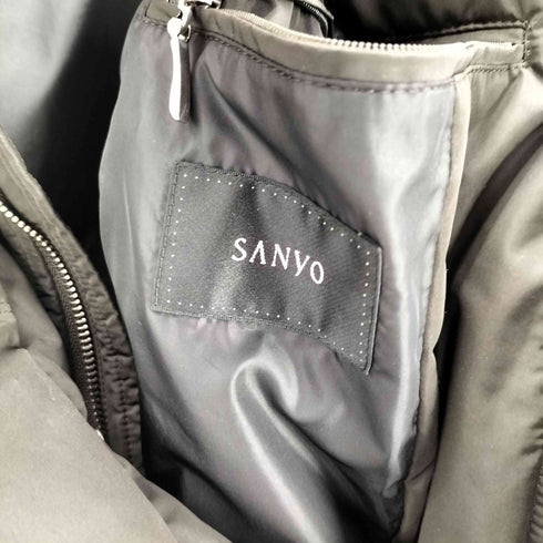 サンヨー SANYO 比翼 ジップアップ ダウン ジャケット メンズ JPN:M