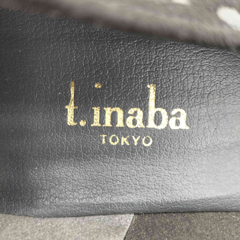 イナバ t.inaba チュール ヒールパンプス レディース JPN:24