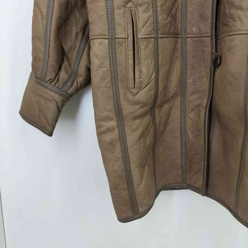 Beaute ムートンコート 羊毛皮 レディース