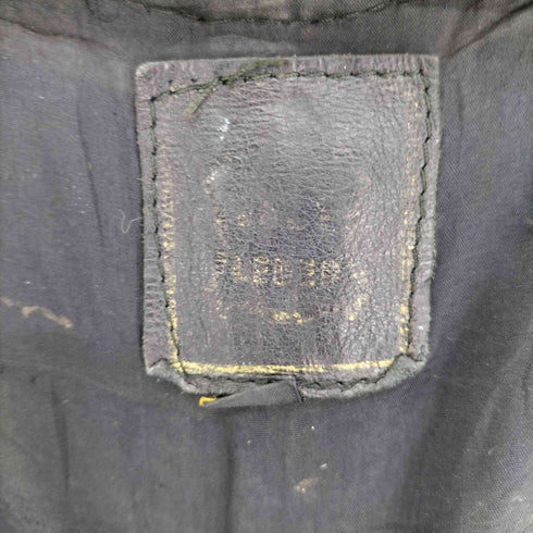 本革 サイド ショルダー 編み上げ コンチョ レザー ベスト ジレ メンズ import:XXL