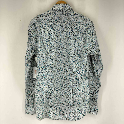 ザラ ZARA SLIM FIT 花柄 L/S BDシャツ メンズ import:L