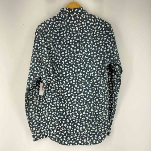 ザラ ZARA SLIM FIT 花柄 L/S シャツ メンズ import:L