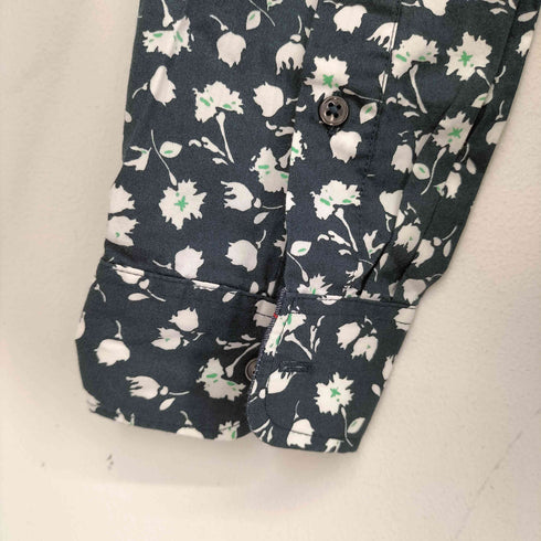 ザラ ZARA SLIM FIT 花柄 L/S シャツ メンズ import:L