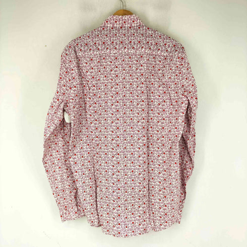 ザラ ZARA SLIM FIT 花柄 L/S シャツ メンズ import:L