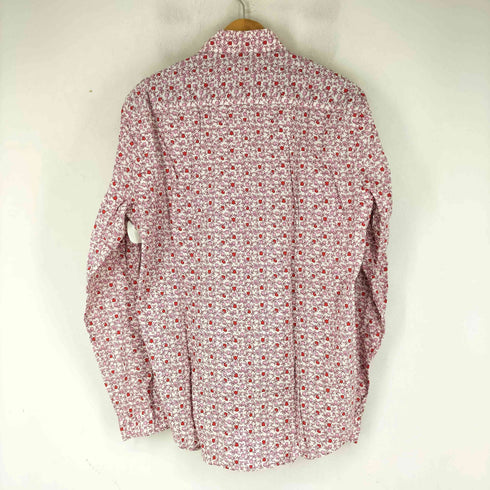 ザラ ZARA SLIM FIT 花柄 L/S シャツ メンズ import:L