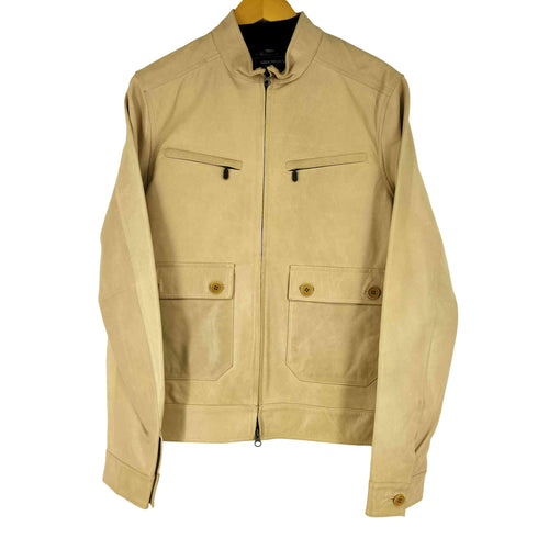 ARDENT ZEAL ジップアップシープレザージャケット メンズ LL