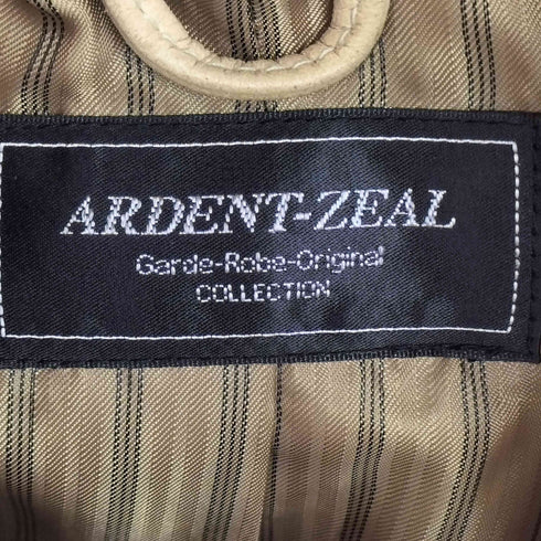 ARDENT ZEAL ジップアップシープレザージャケット メンズ LL