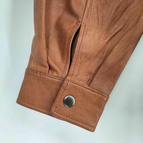 PSPSSTORY ゴートスキン レザージャケット メンズ import:M