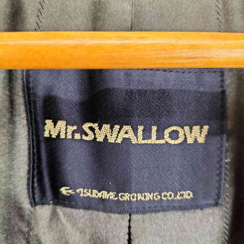 Mr.SMALLOW Angora アンゴラハーフ比翼ステンカラーコート メンズ LL