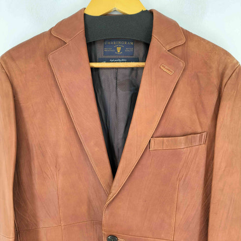 CHARINGRAM レザーテーラードジャケット メンズ