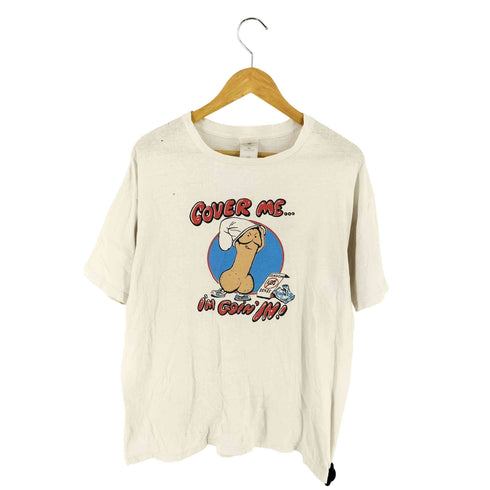 フルーツオブザルーム FRUIT OF THE LOOM 90S COVER ME プリントTシャツ メンズ import:XL