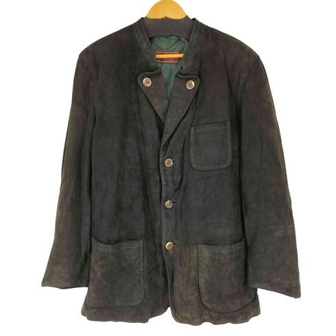 SCHNEIDERS スエードレザーテーラードジャケット メンズ