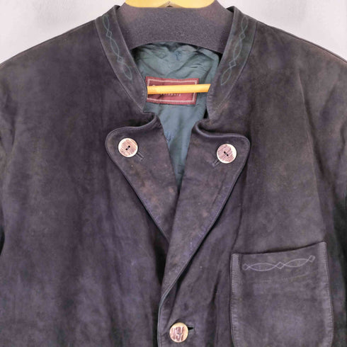 SCHNEIDERS スエードレザーテーラードジャケット メンズ