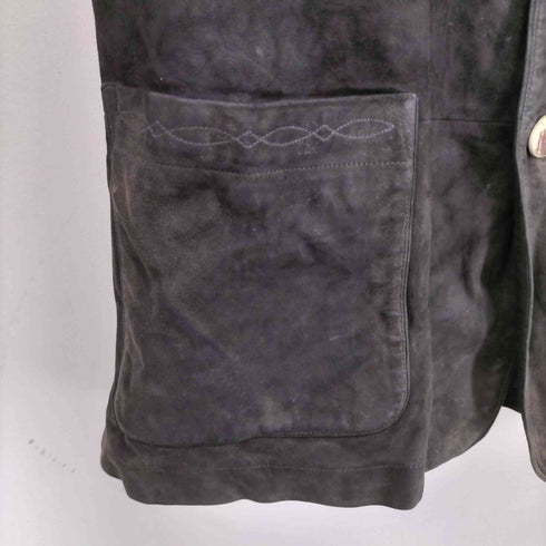 SCHNEIDERS スエードレザーテーラードジャケット メンズ