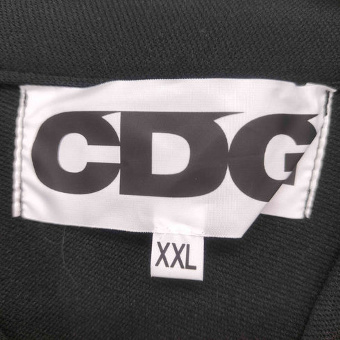 シーディージーコムデギャルソン CDG COMME des GARCONS 23SS ポリエステルジャージチャイナジャケット メンズ XXL
