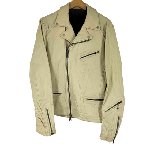 ジャックローズ JACKROSE ラムレザーダブルライダースジャケット メンズ JPN:5