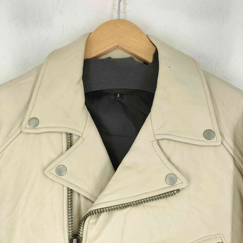 ジャックローズ JACKROSE ラムレザーダブルライダースジャケット メンズ JPN:5