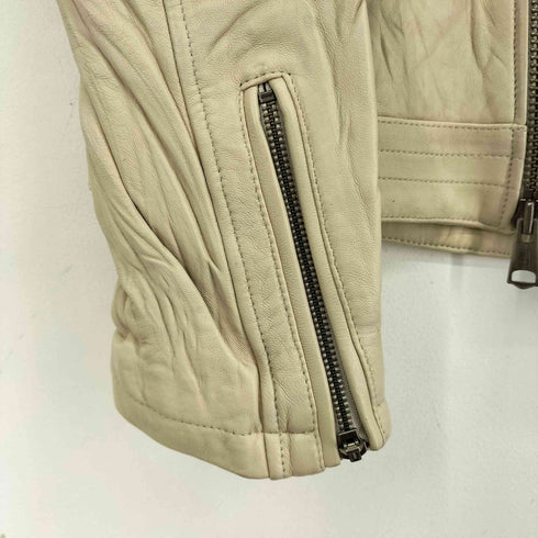 ジャックローズ JACKROSE ラムレザーダブルライダースジャケット メンズ JPN:5