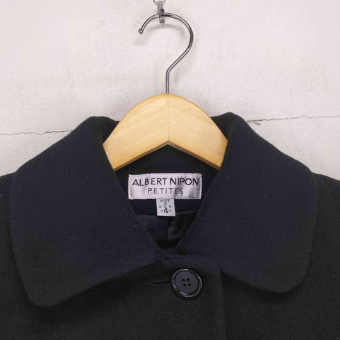 ALBERT NIPON USA製 Cashmere カシミヤ混ステンカラーコート レディース 4