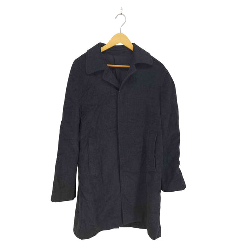 ビサルノ VISARUNO Angora&Cashmere アンゴラ&カシミヤ 比翼ステンカラーコート メンズ L