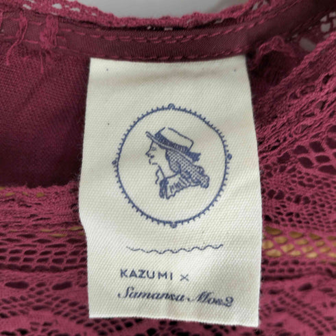 サマンサモスモス samansa Mos2 ×kazumi ノースリレースワンピース レディース FREE